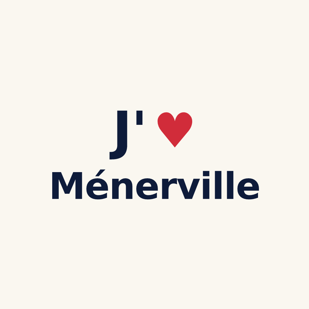 Tasse personnalisée Ménerville — design J'aime Ménerville