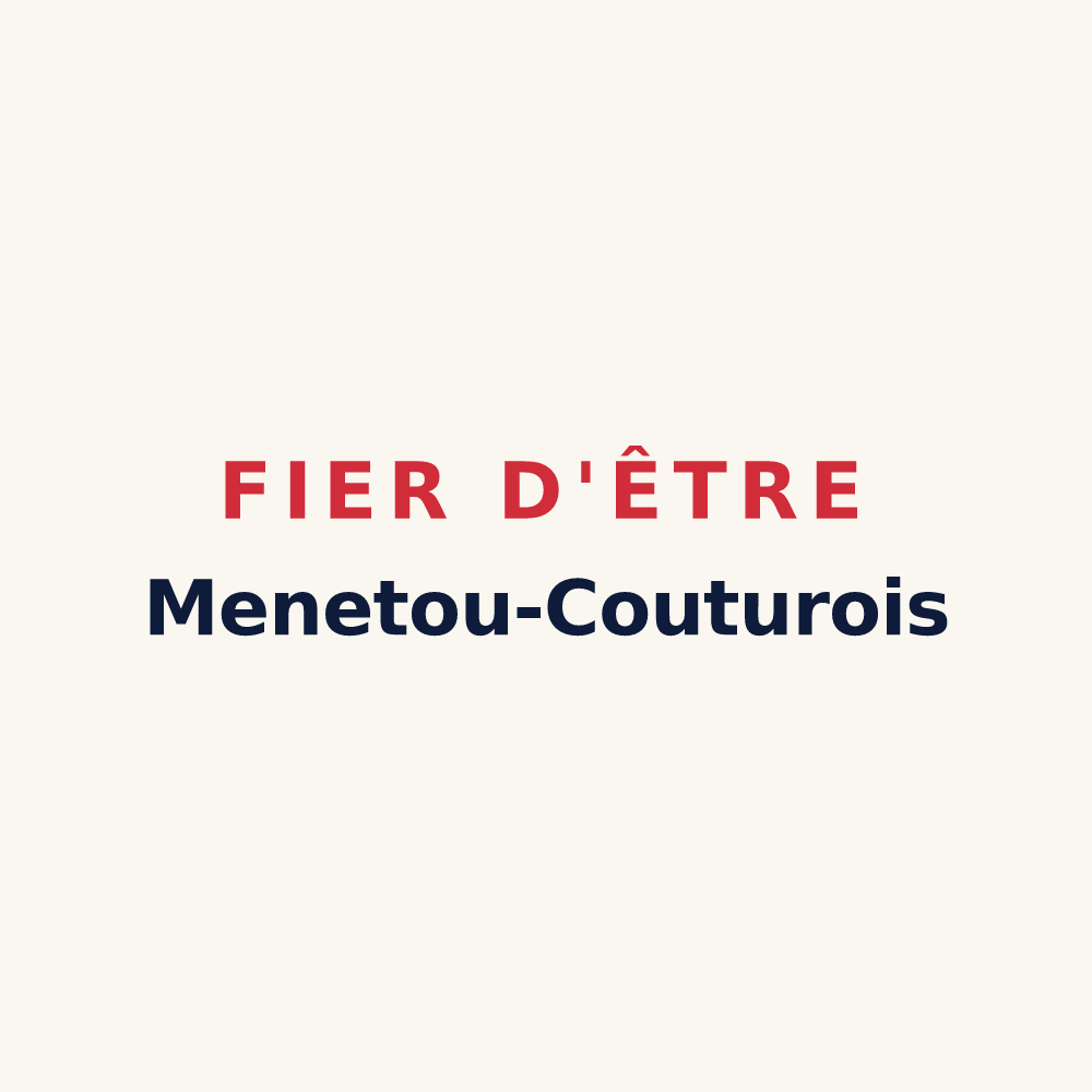 Tasse « Fier d'être Menetou-Couturois » — design pour Menetou-Couture