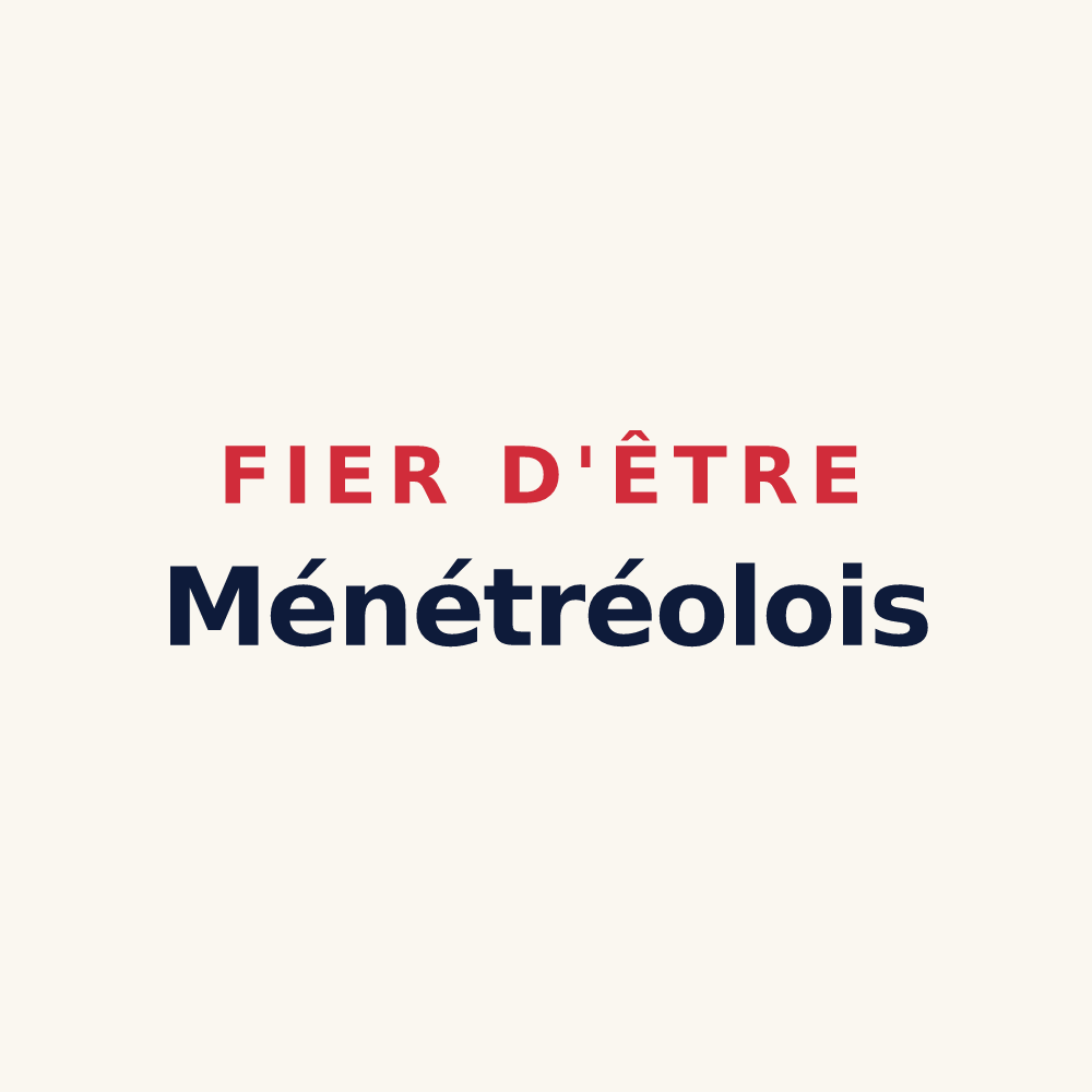 Tasse « Fier d'être Ménétréolois » — design pour Ménétréols-sous-Vatan