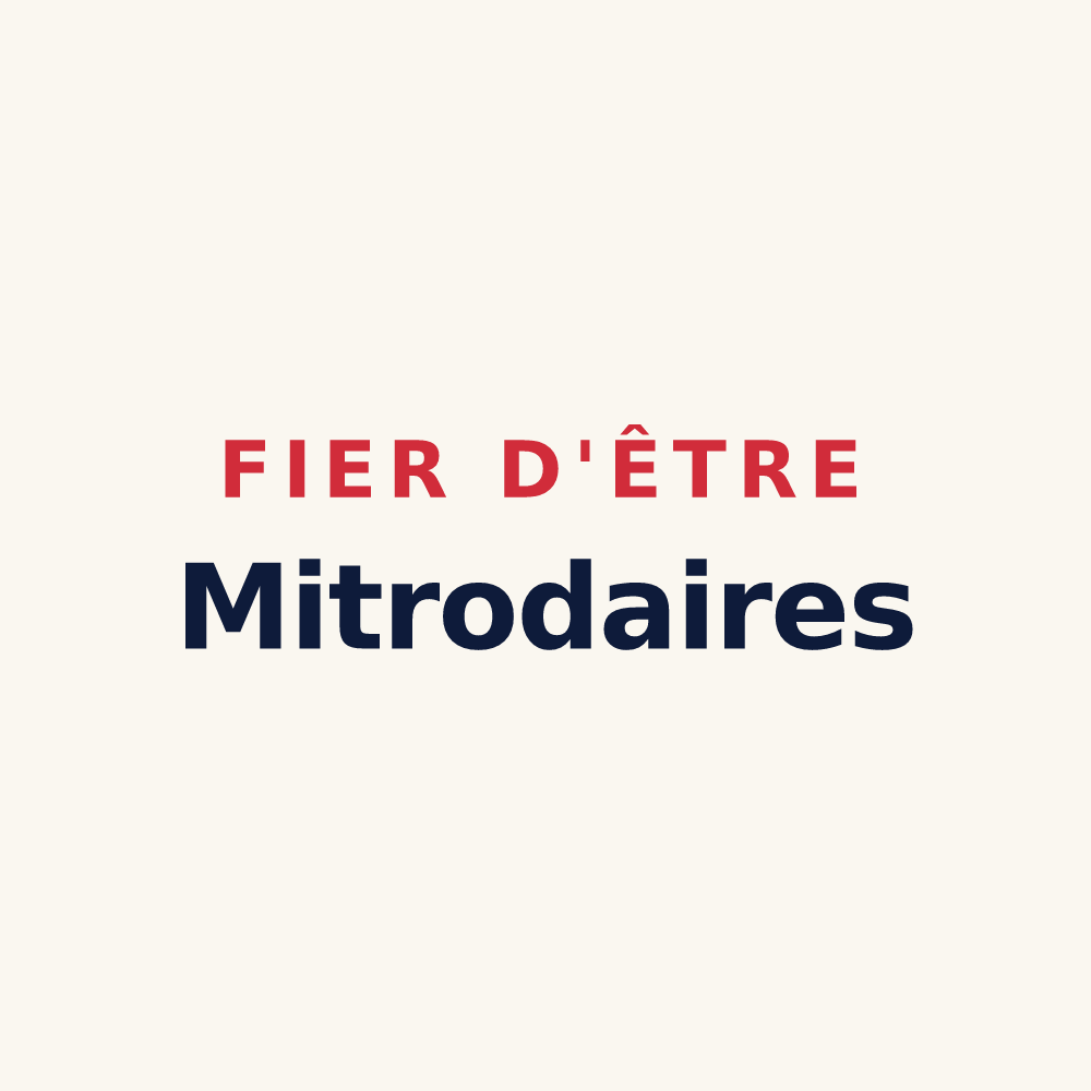 Tasse « Fier d'être Mitrodaires » — design pour Ménétrol