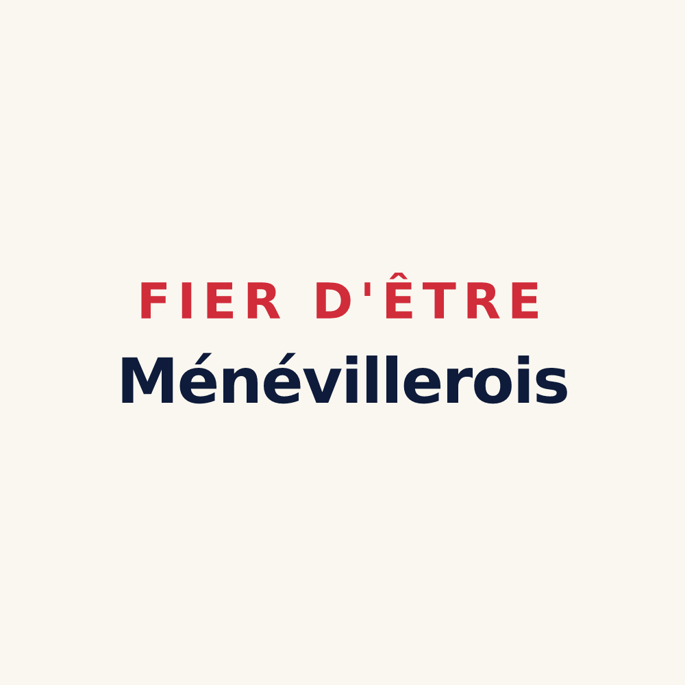 Tasse « Fier d'être Ménévillerois » — design pour Ménévillers