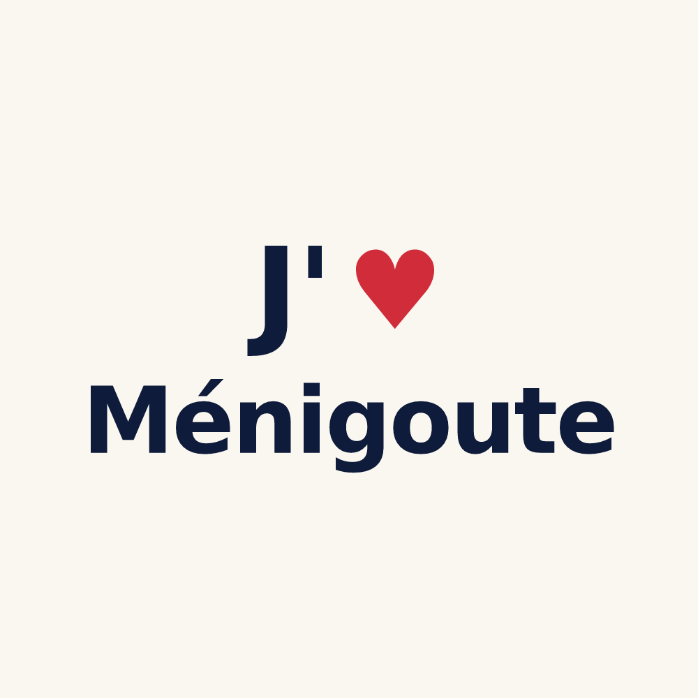 Tasse personnalisée Ménigoute — design J'aime Ménigoute