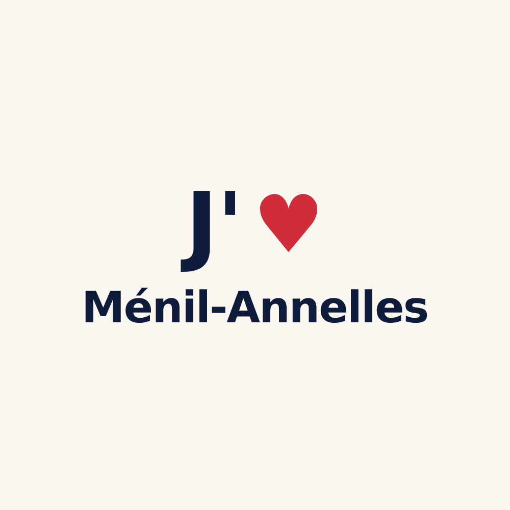 Tasse personnalisée Ménil-Annelles — design J'aime Ménil-Annelles