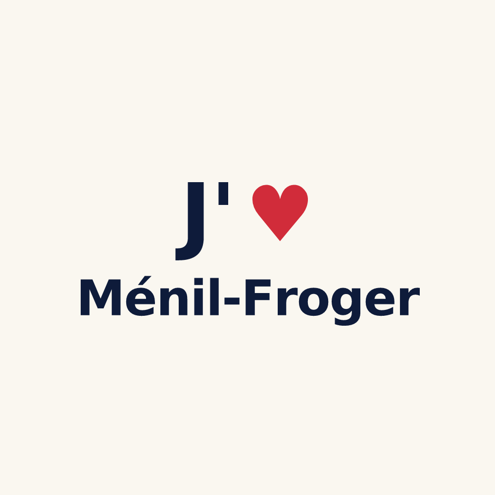 Tasse personnalisée Ménil-Froger — design J'aime Ménil-Froger