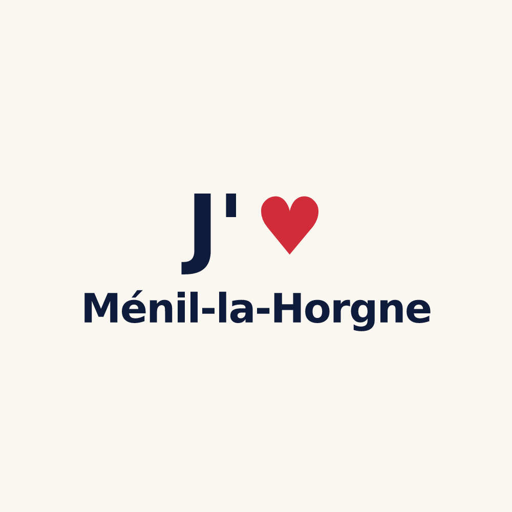 Tasse personnalisée Ménil-la-Horgne — design J'aime Ménil-la-Horgne