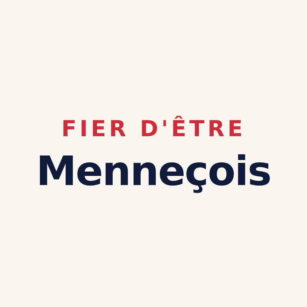 Tasse « Fier d'être Menneçois » — design pour Mennecy
