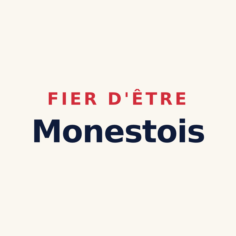 Tasse « Fier d'être Monestois » — design pour Mennetou-sur-Cher