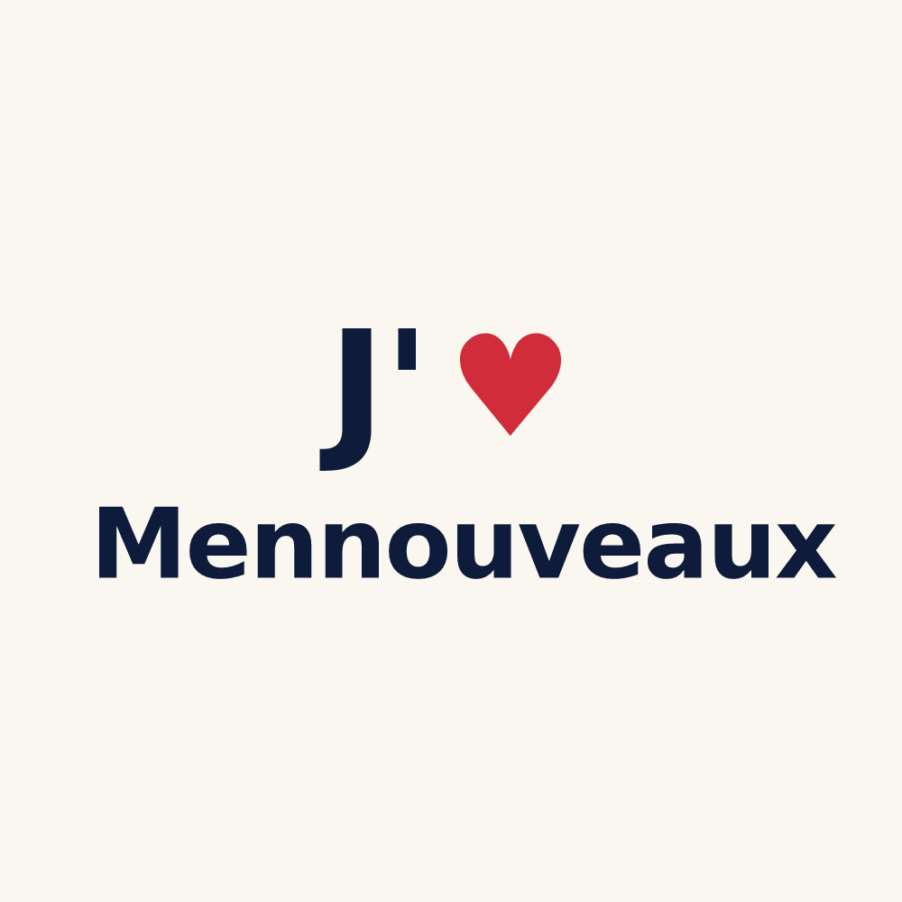 Tasse personnalisée Mennouveaux — design J'aime Mennouveaux