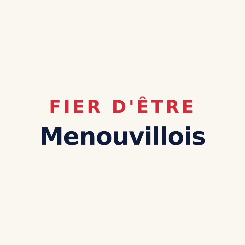 Tasse « Fier d'être Menouvillois » — design pour Menouville