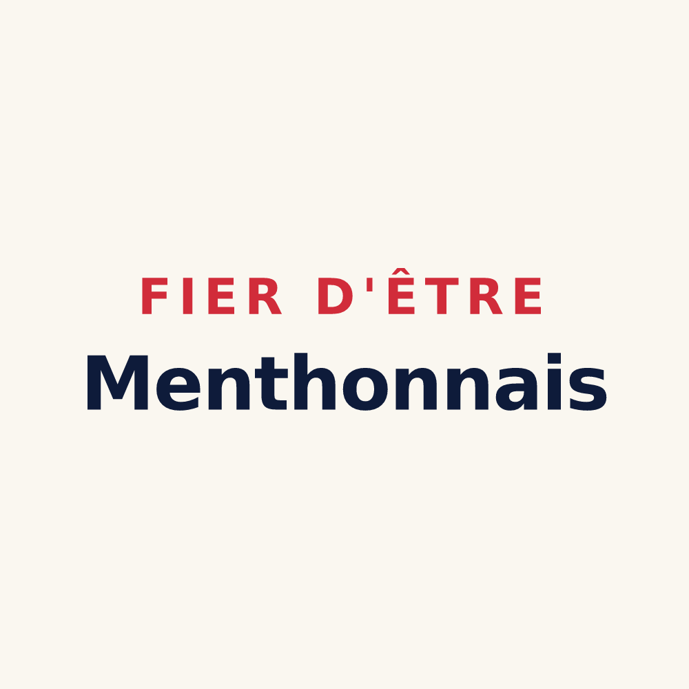 Tasse « Fier d'être Menthonnais » — design pour Menthon-Saint-Bernard