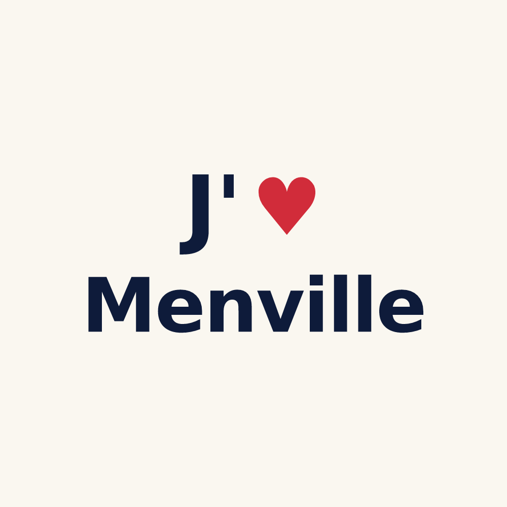 Tasse personnalisée Menville — design J'aime Menville