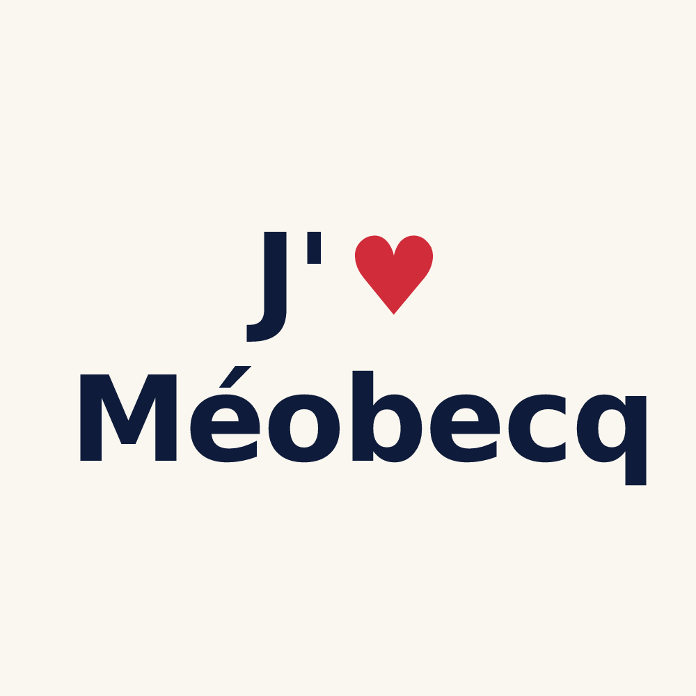 Tasse personnalisée Méobecq — design J'aime Méobecq