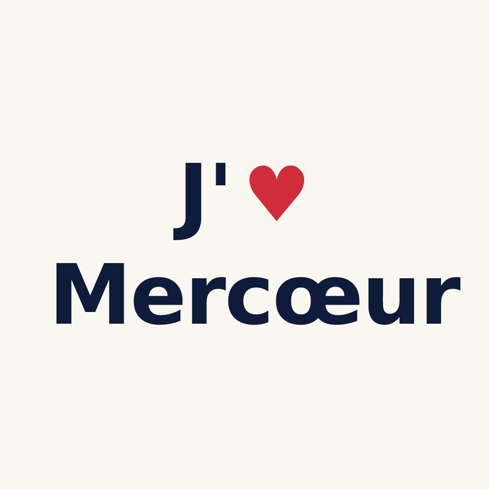 Tasse personnalisée Mercœur — design J'aime Mercœur