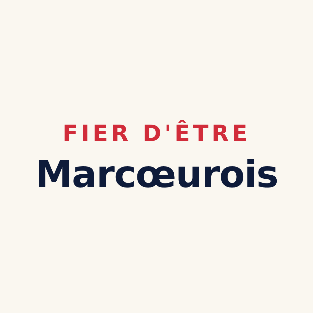Tasse « Fier d'être Marcœurois » — design pour Mercœur