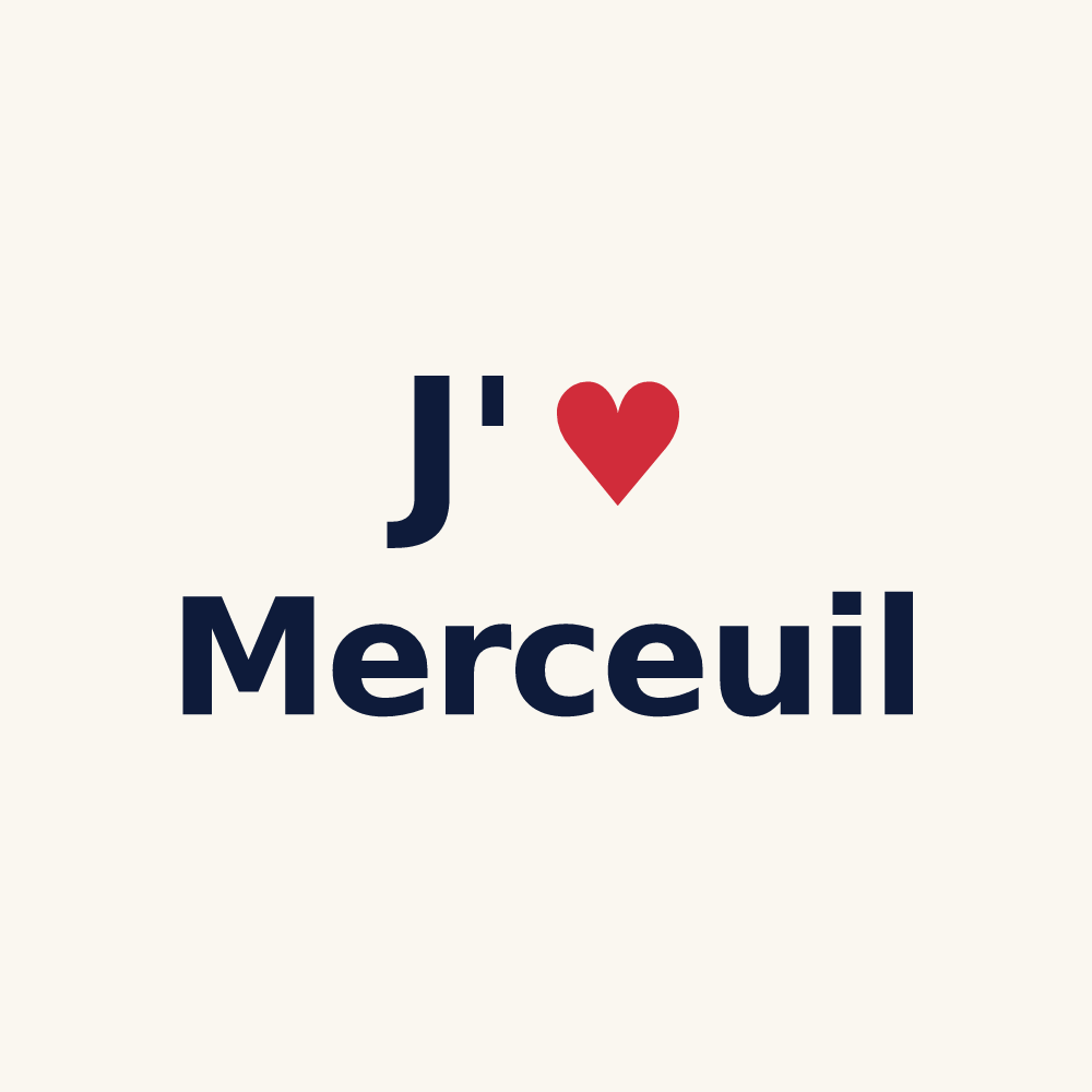Tasse personnalisée Merceuil — design J'aime Merceuil