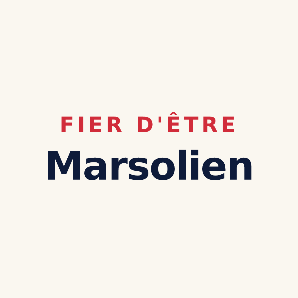 Tasse « Fier d'être Marsolien » — design pour Merceuil