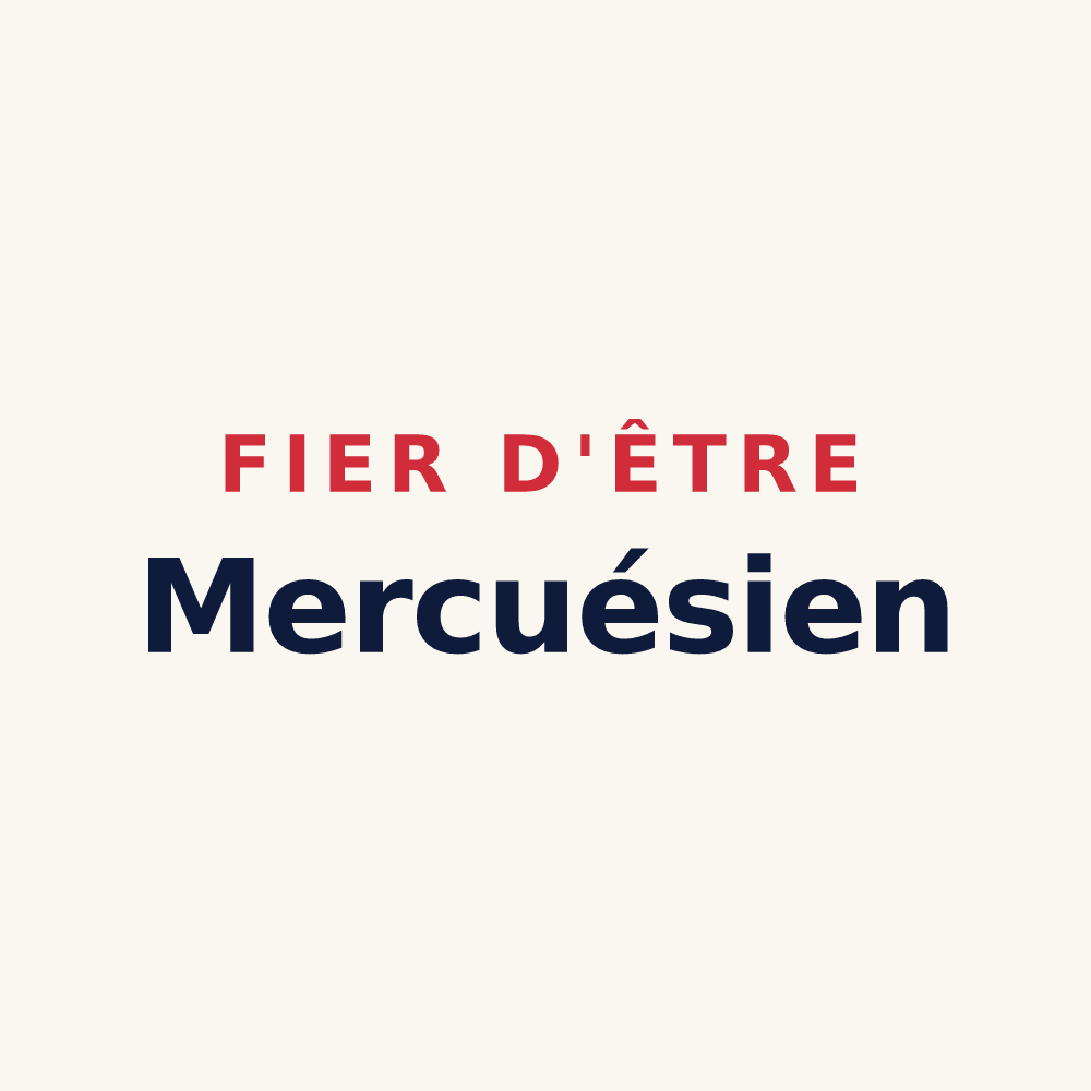 Tasse « Fier d'être Mercuésien » — design pour Mercuès