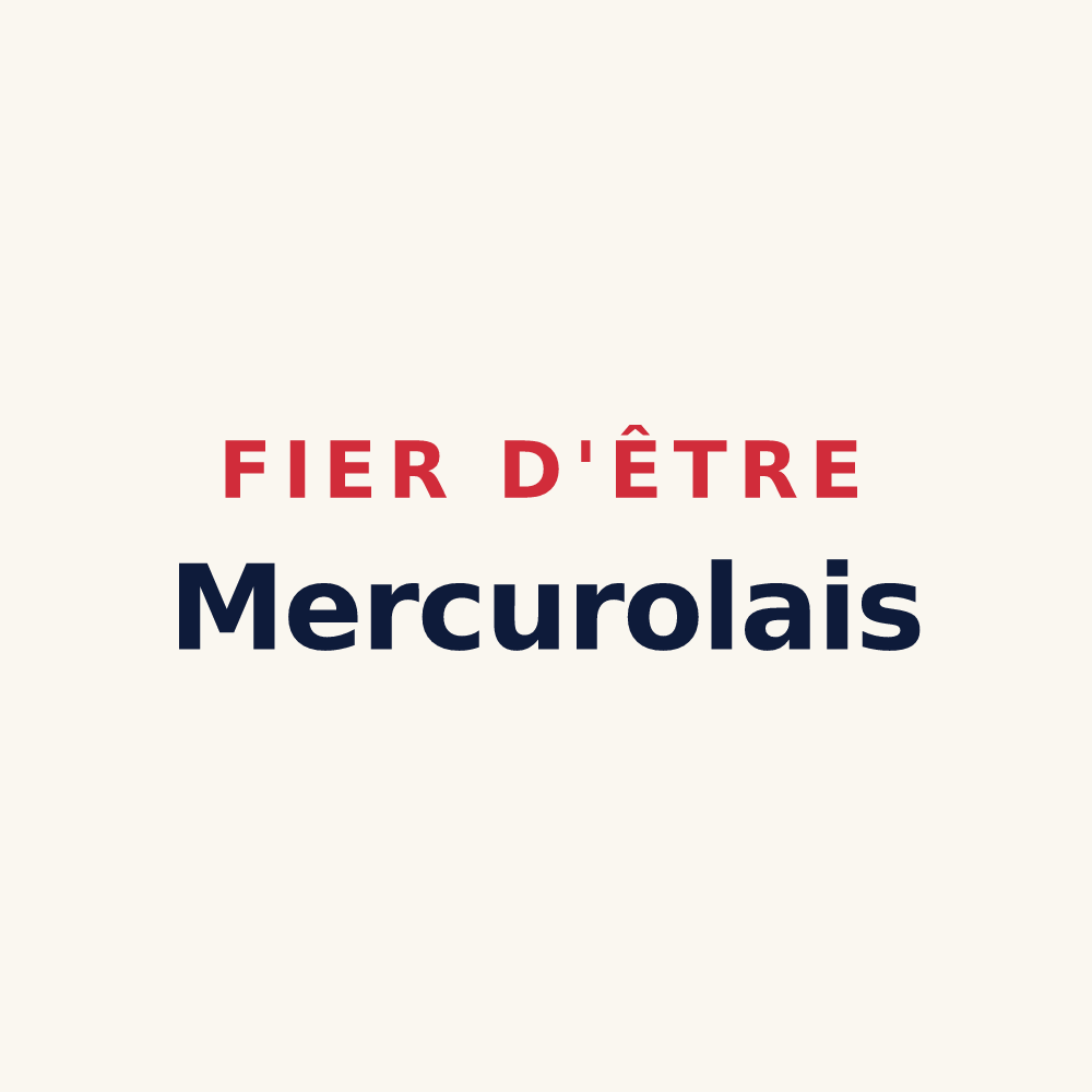 Tasse « Fier d'être Mercurolais » — design pour Mercurol-Veaunes