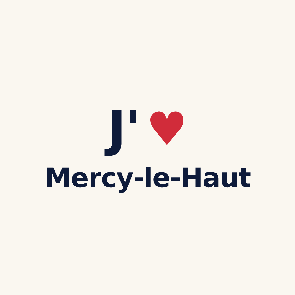 Tasse personnalisée Mercy-le-Haut — design J'aime Mercy-le-Haut