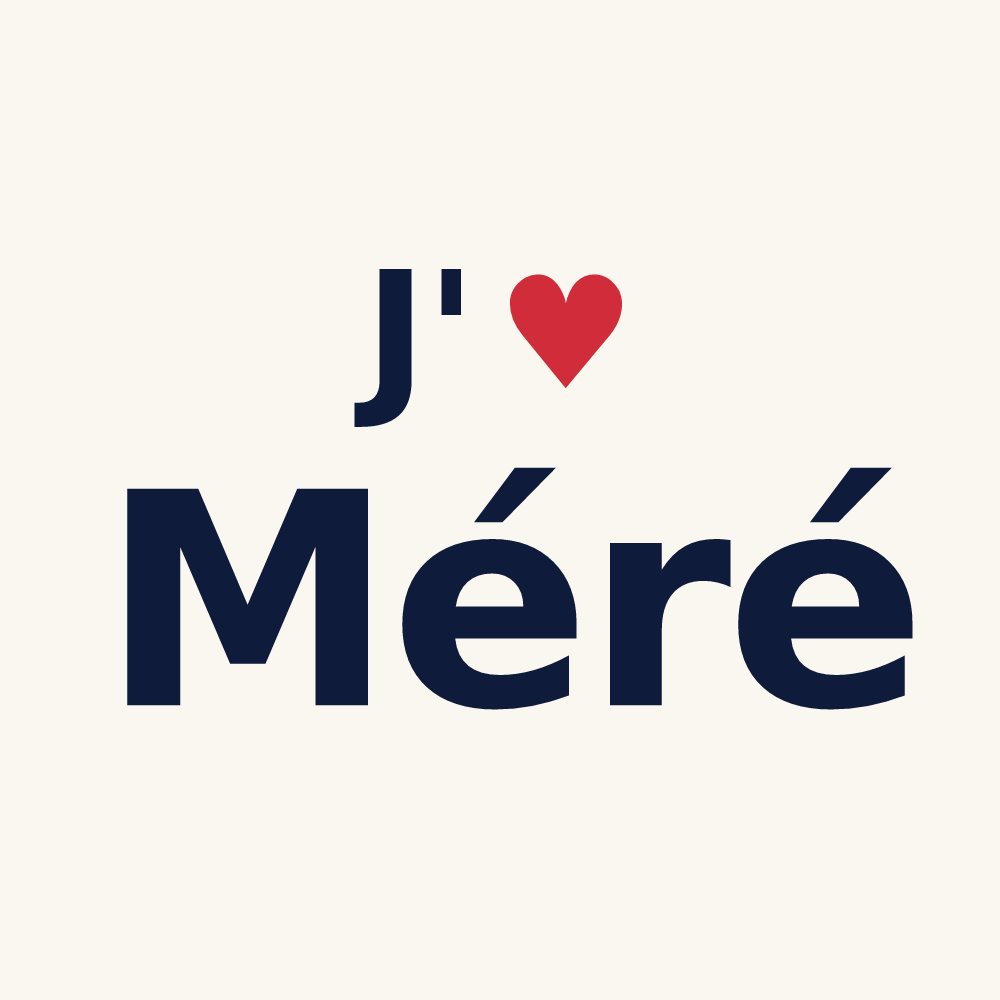 Tasse personnalisée Méré — design J'aime Méré