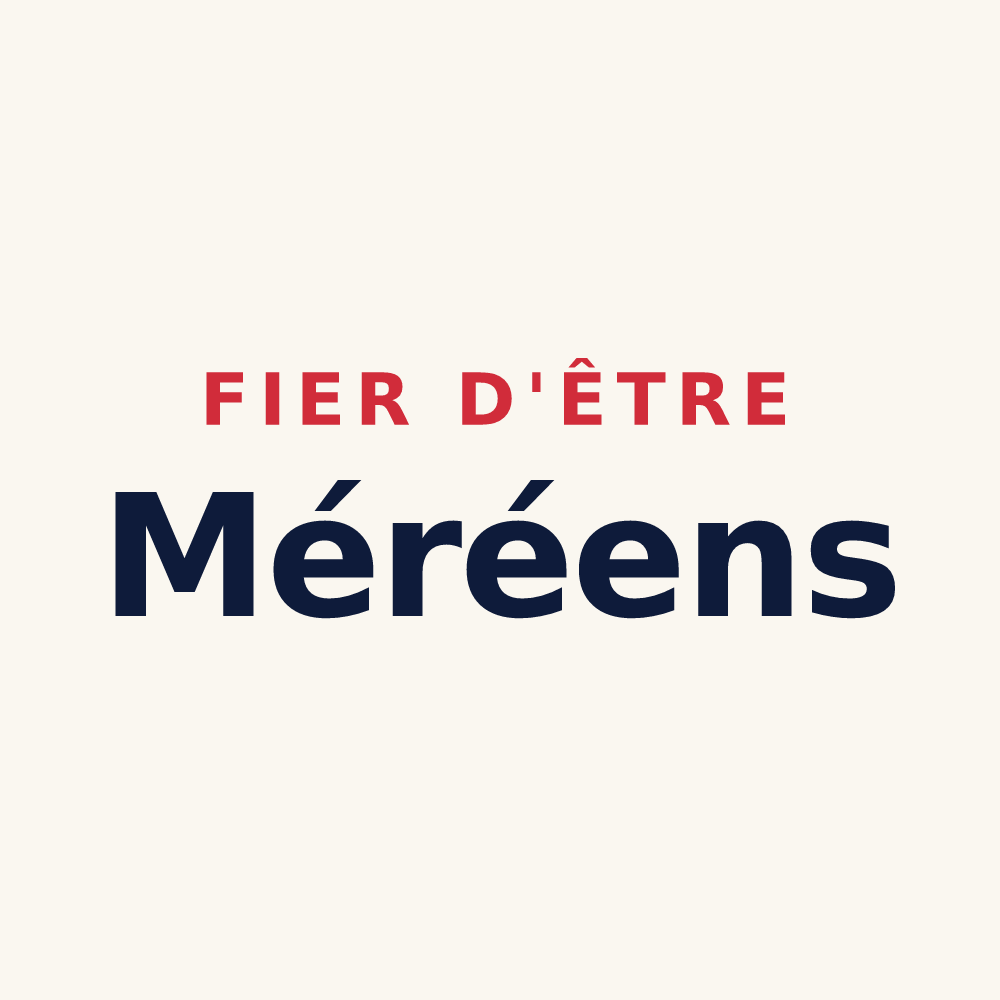 Tasse « Fier d'être Méréens » — design pour Méré