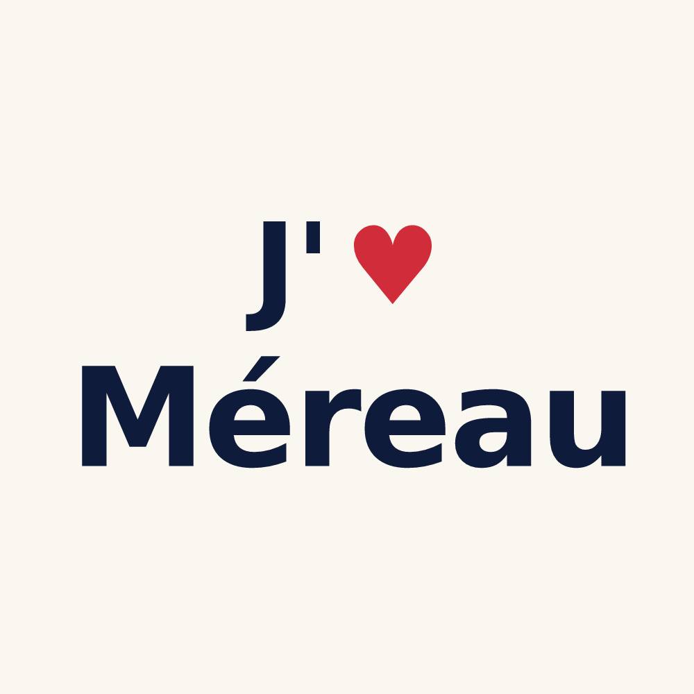 Tasse personnalisée Méreau — design J'aime Méreau