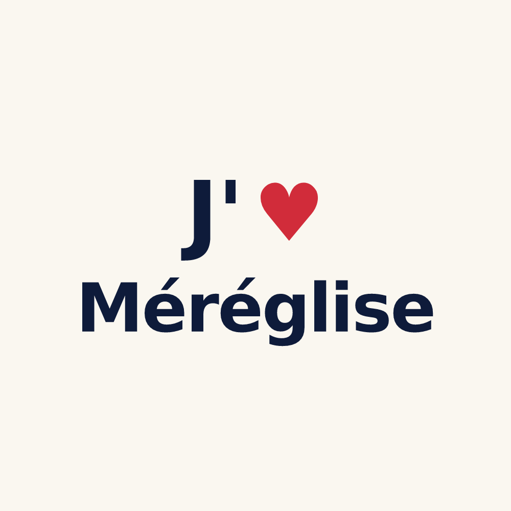 Tasse personnalisée Méréglise — design J'aime Méréglise