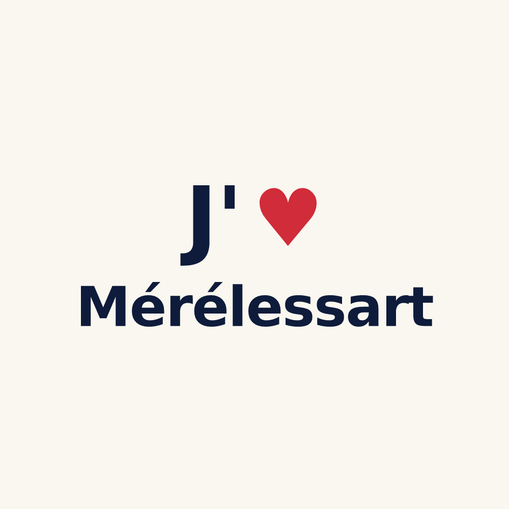 Tasse personnalisée Mérélessart — design J'aime Mérélessart