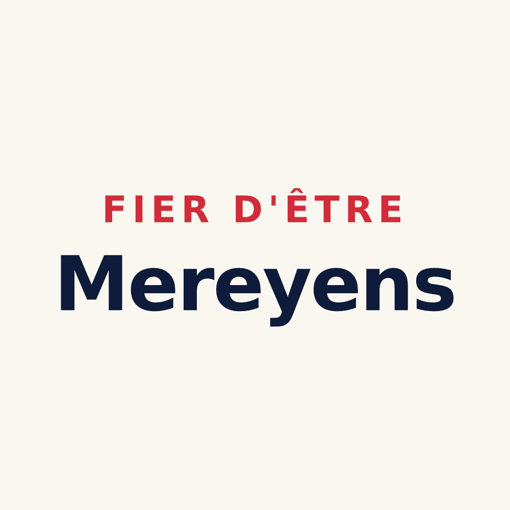Tasse « Fier d'être Mereyens » — design pour Merey