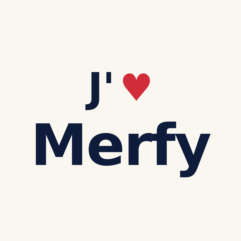 Tasse personnalisée Merfy — design J'aime Merfy