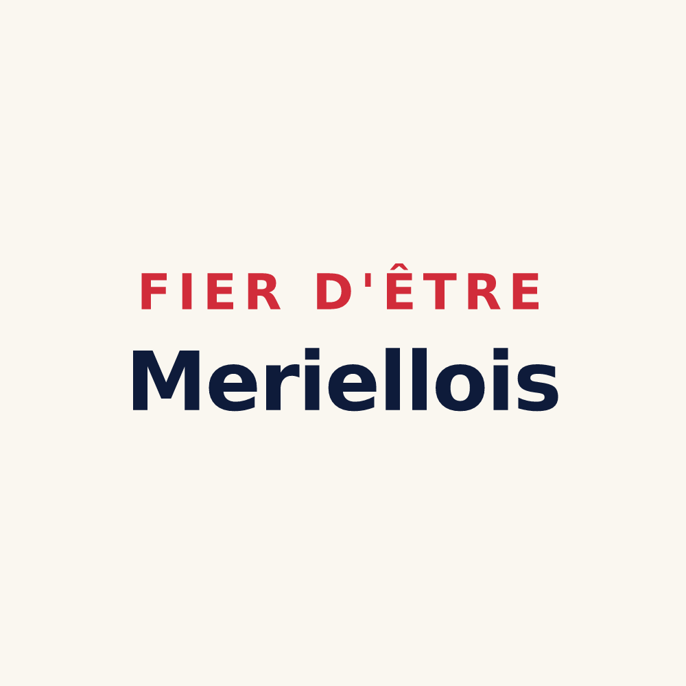 Tasse « Fier d'être Meriellois » — design pour Mériel
