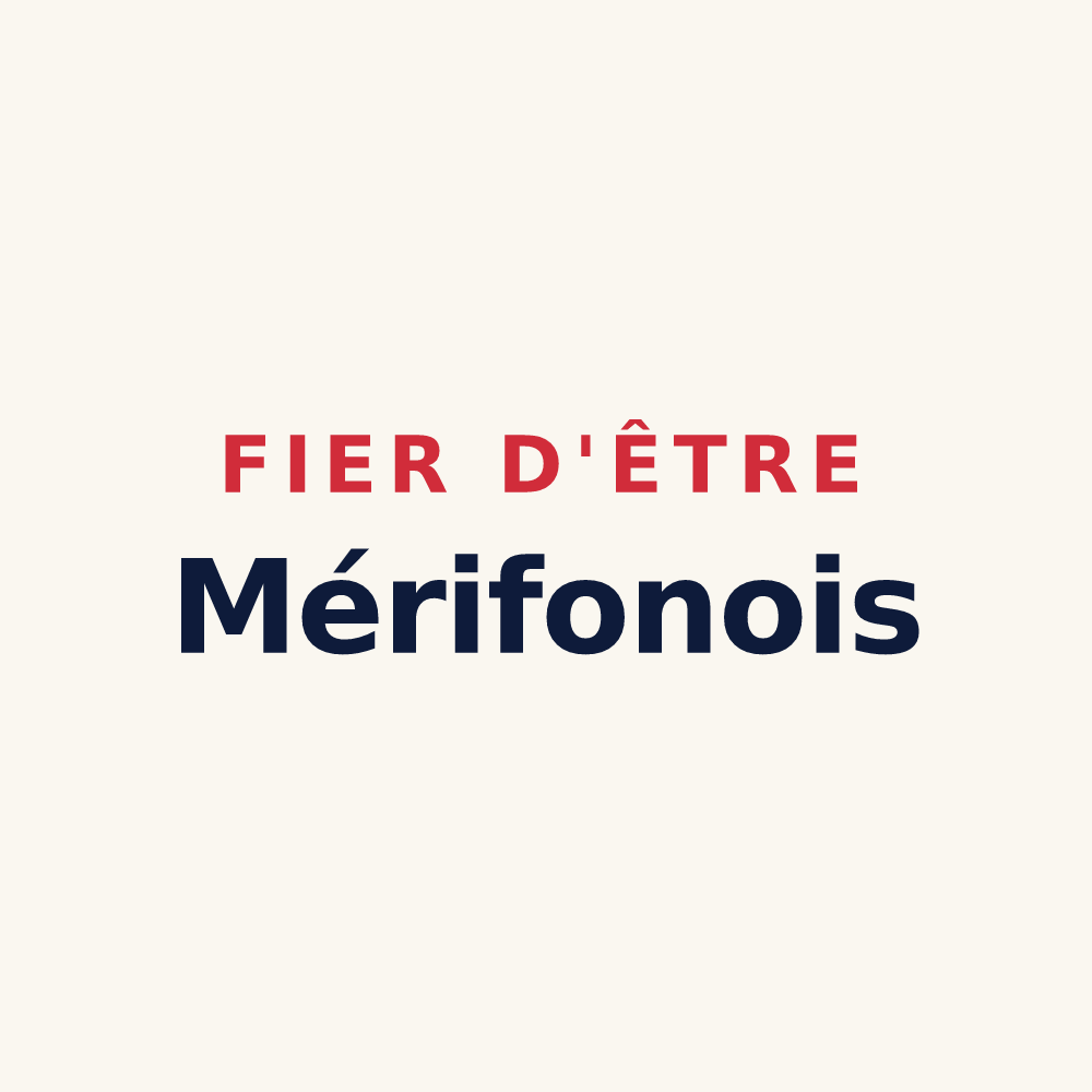 Tasse « Fier d'être Mérifonois » — design pour Mérifons