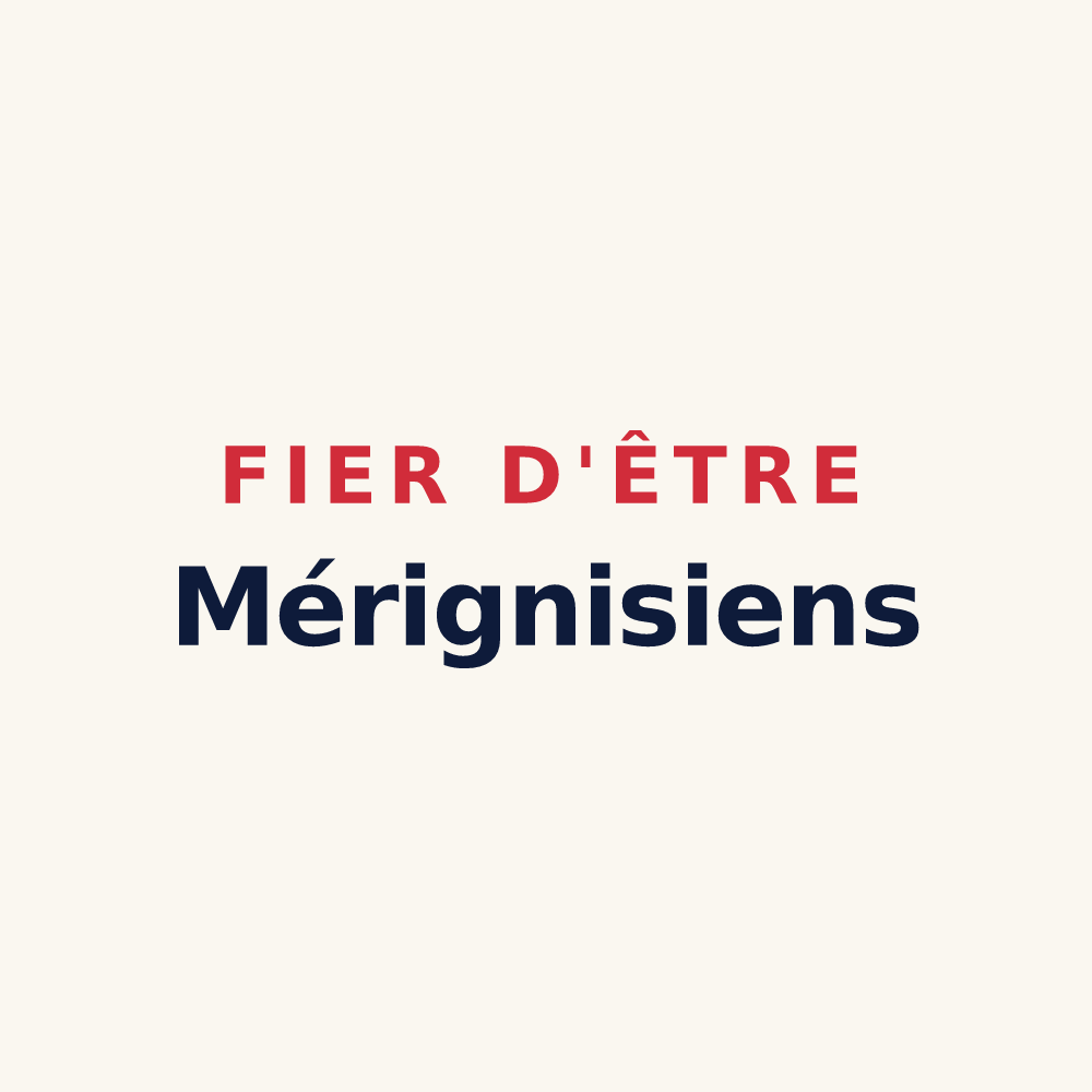Tasse « Fier d'être Mérignisiens » — design pour Mérignies