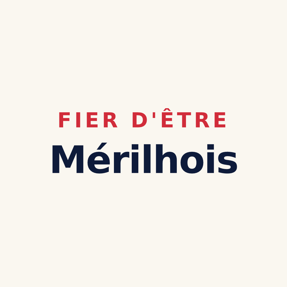 Tasse « Fier d'être Mérilhois » — design pour Mérilheu