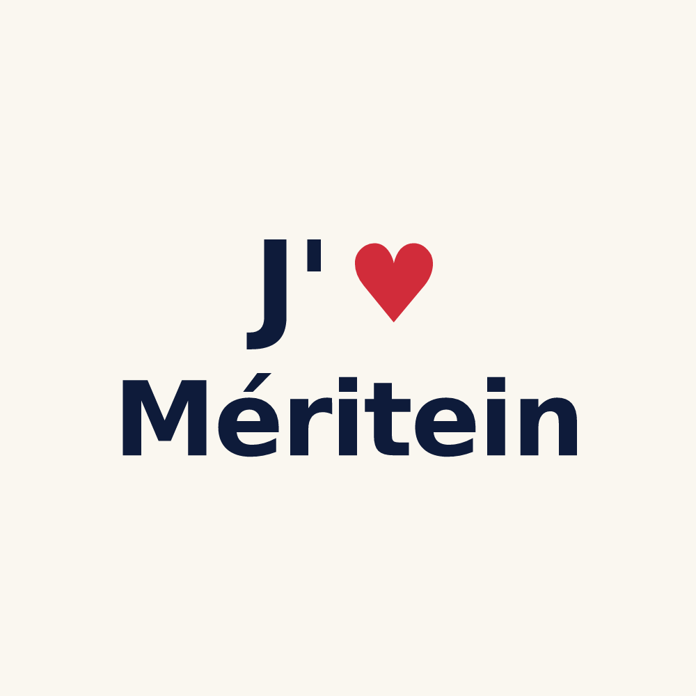 Tasse personnalisée Méritein — design J'aime Méritein