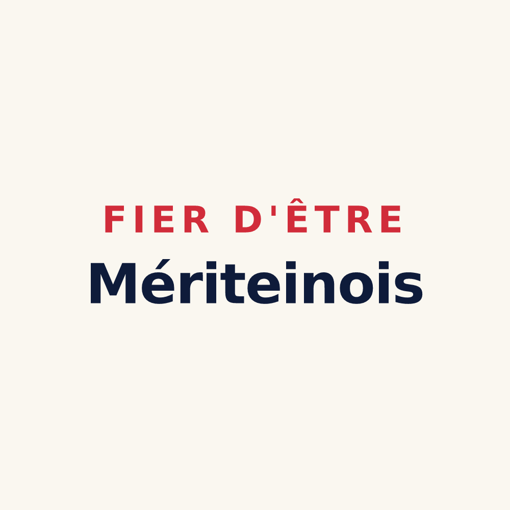 Tasse « Fier d'être Mériteinois » — design pour Méritein