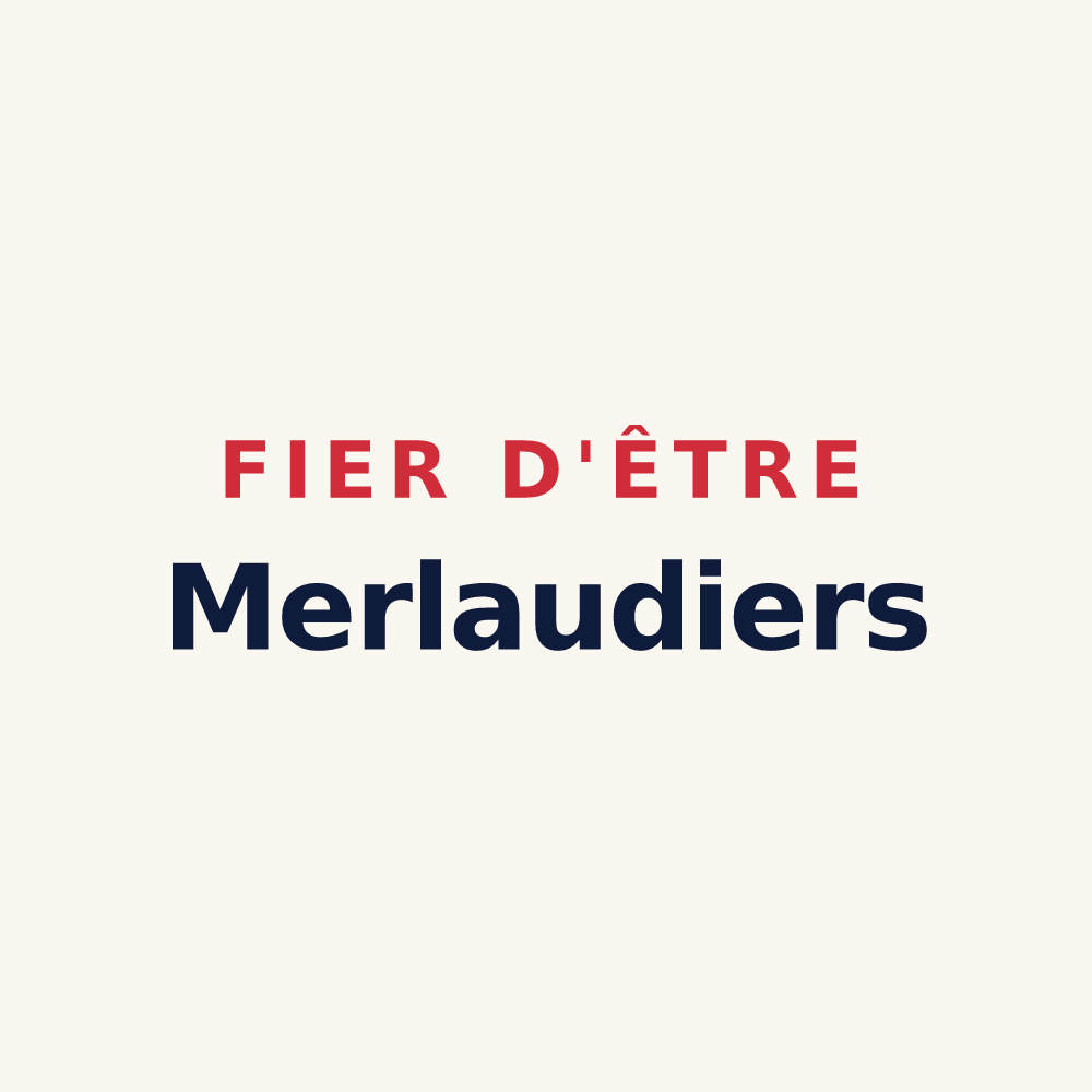 Tasse « Fier d'être Merlaudiers » — design pour Merlaut