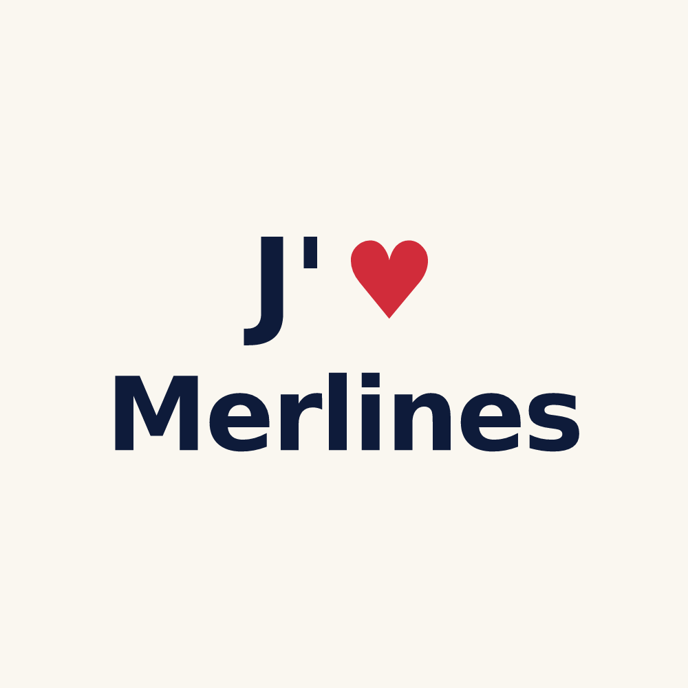 Tasse personnalisée Merlines — design J'aime Merlines