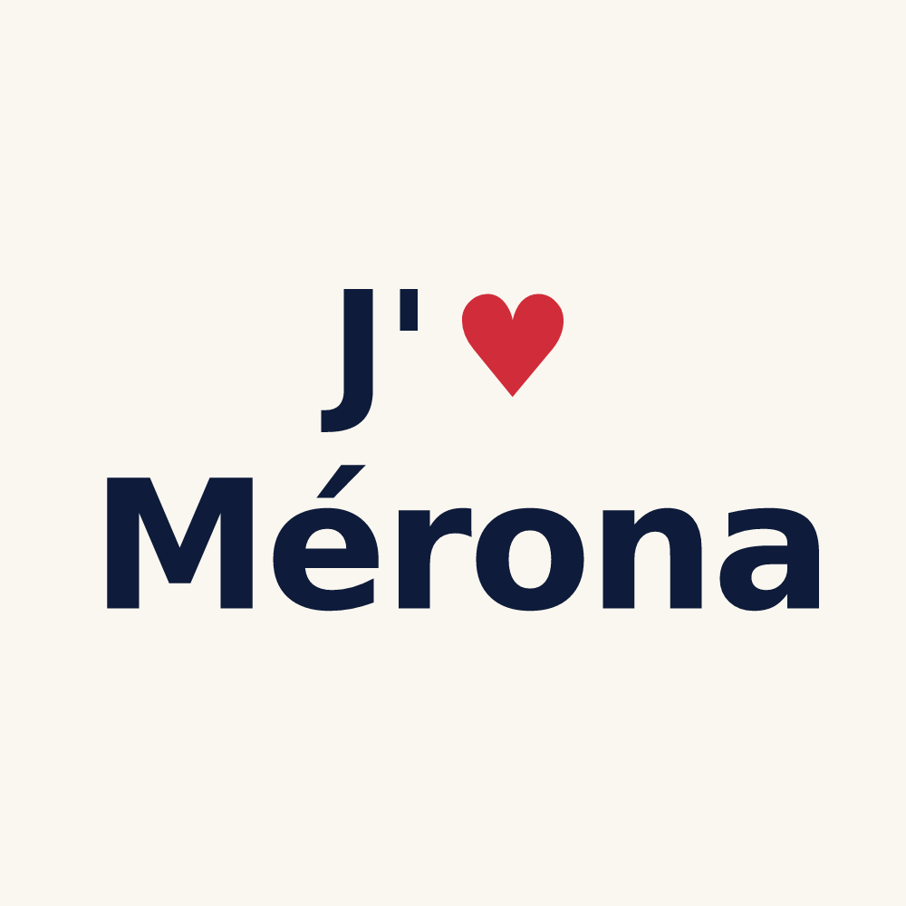 Tasse personnalisée Mérona — design J'aime Mérona