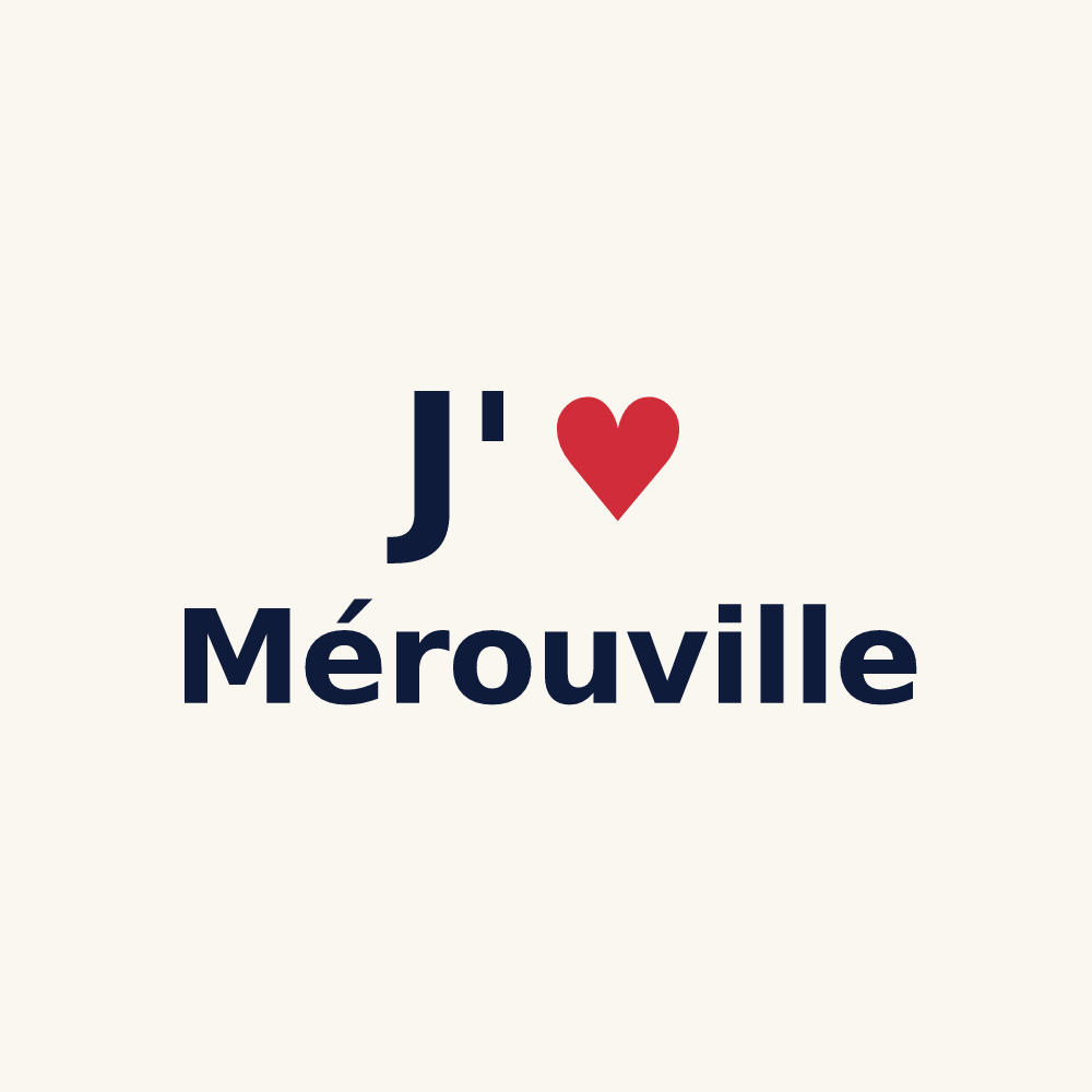 Tasse personnalisée Mérouville — design J'aime Mérouville