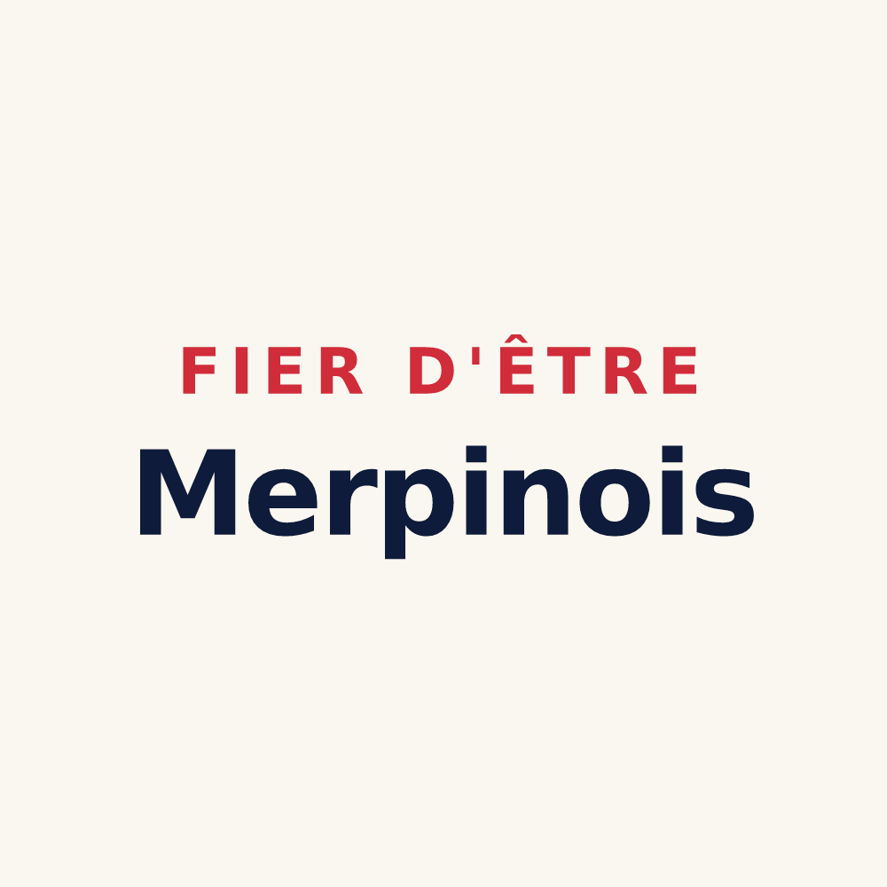 Tasse « Fier d'être Merpinois » — design pour Merpins
