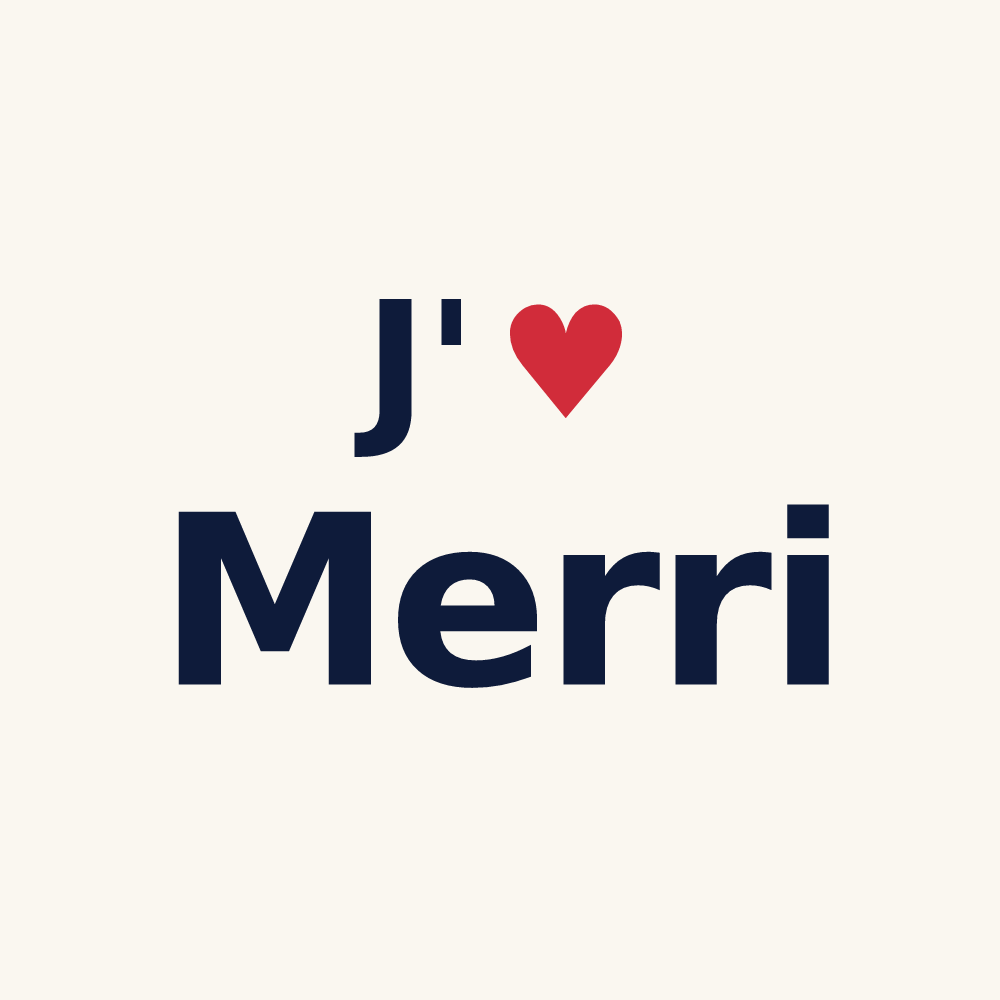 Tasse personnalisée Merri — design J'aime Merri