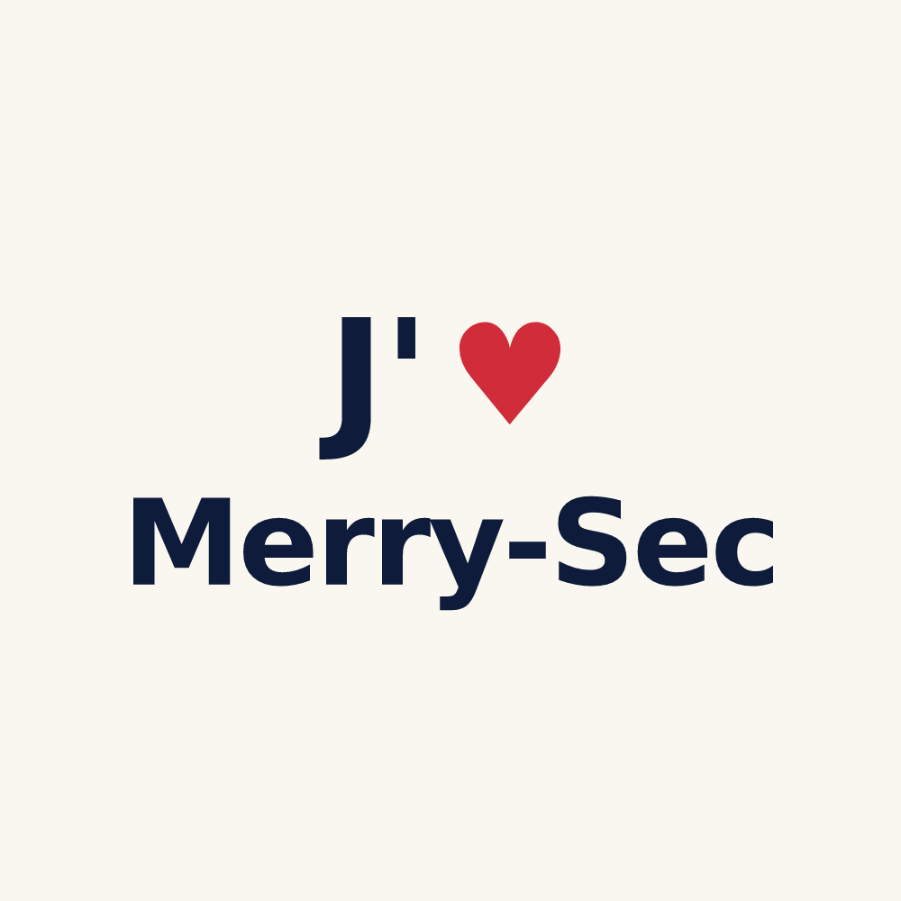 Tasse personnalisée Merry-Sec — design J'aime Merry-Sec