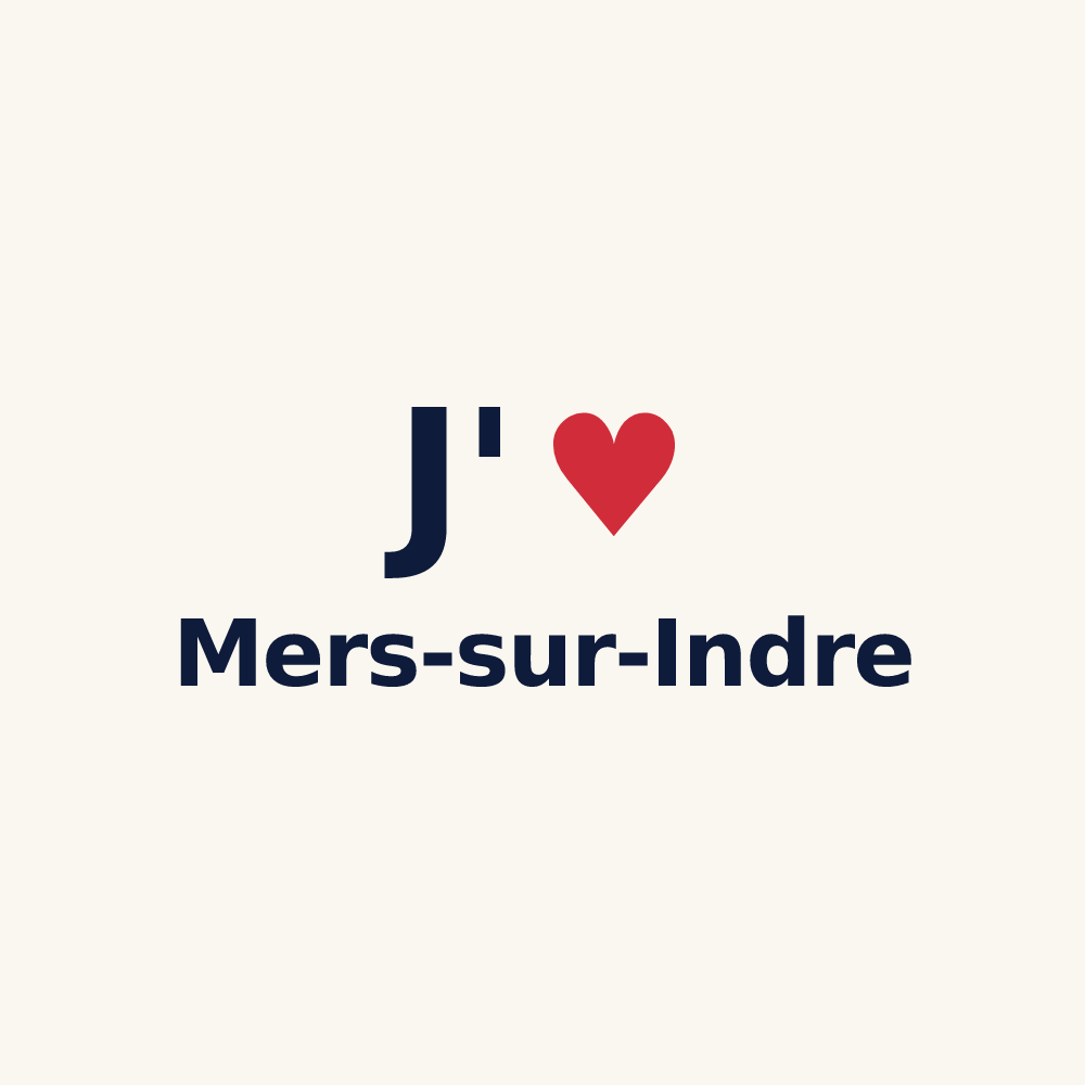 Tasse personnalisée Mers-sur-Indre — design J'aime Mers-sur-Indre