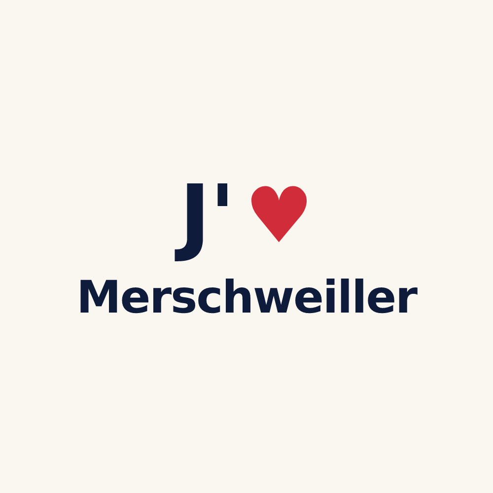 Tasse personnalisée Merschweiller — design J'aime Merschweiller