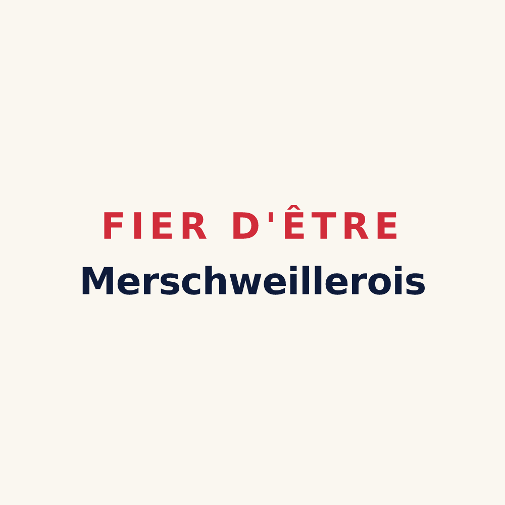 Tasse « Fier d'être Merschweillerois » — design pour Merschweiller