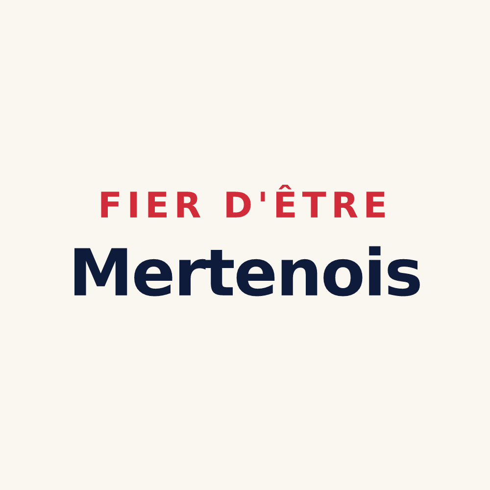 Tasse « Fier d'être Mertenois » — design pour Merten