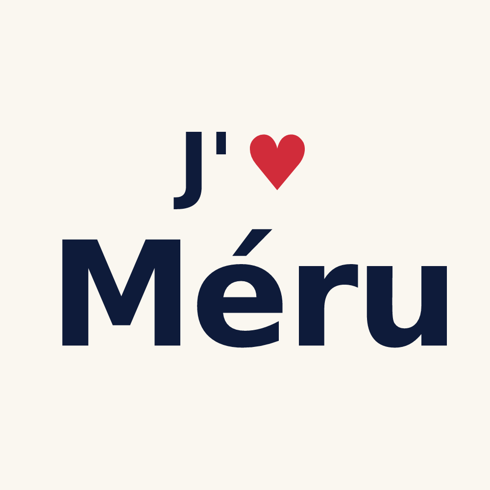 Tasse personnalisée Méru — design J'aime Méru