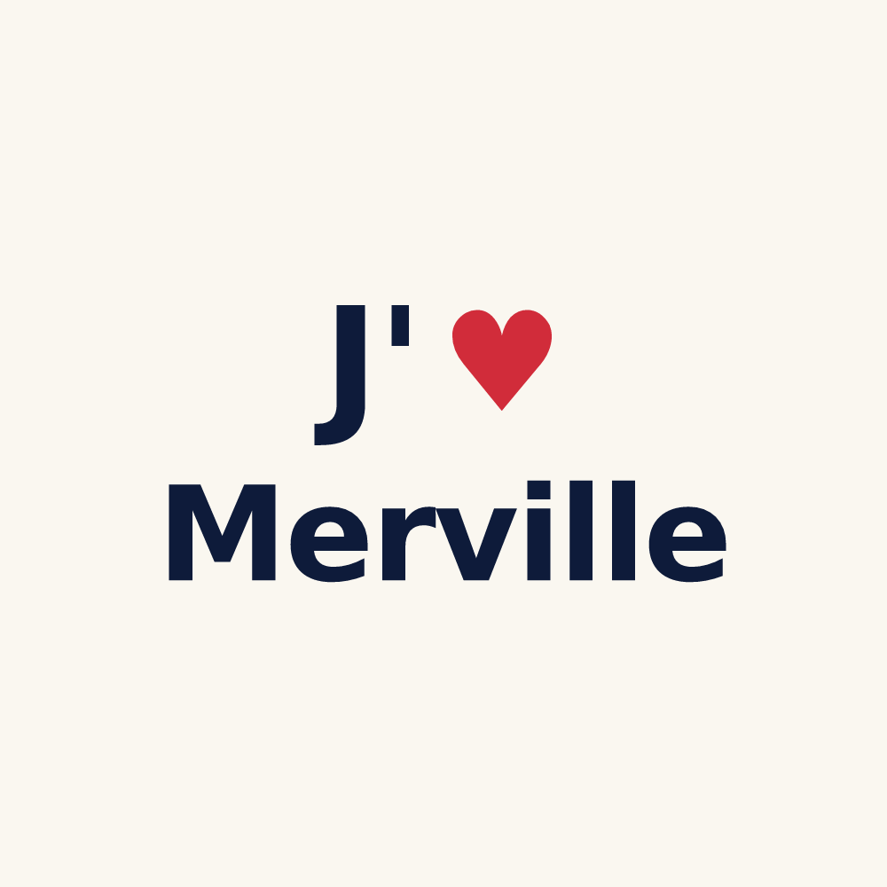 Tasse personnalisée Merville — design J'aime Merville