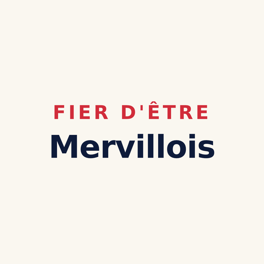 Tasse « Fier d'être Mervillois » — design pour Merville
